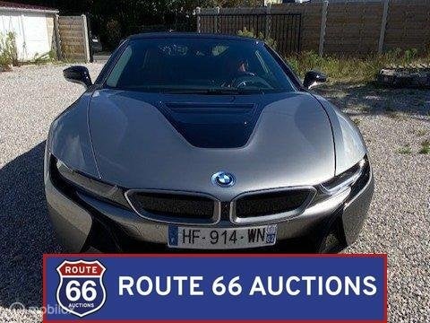 BMW i8 Roadster | 2020 | Route 66 Auctions, Gebruikt, Overige carrosserieën, Zwart, Bedrijf