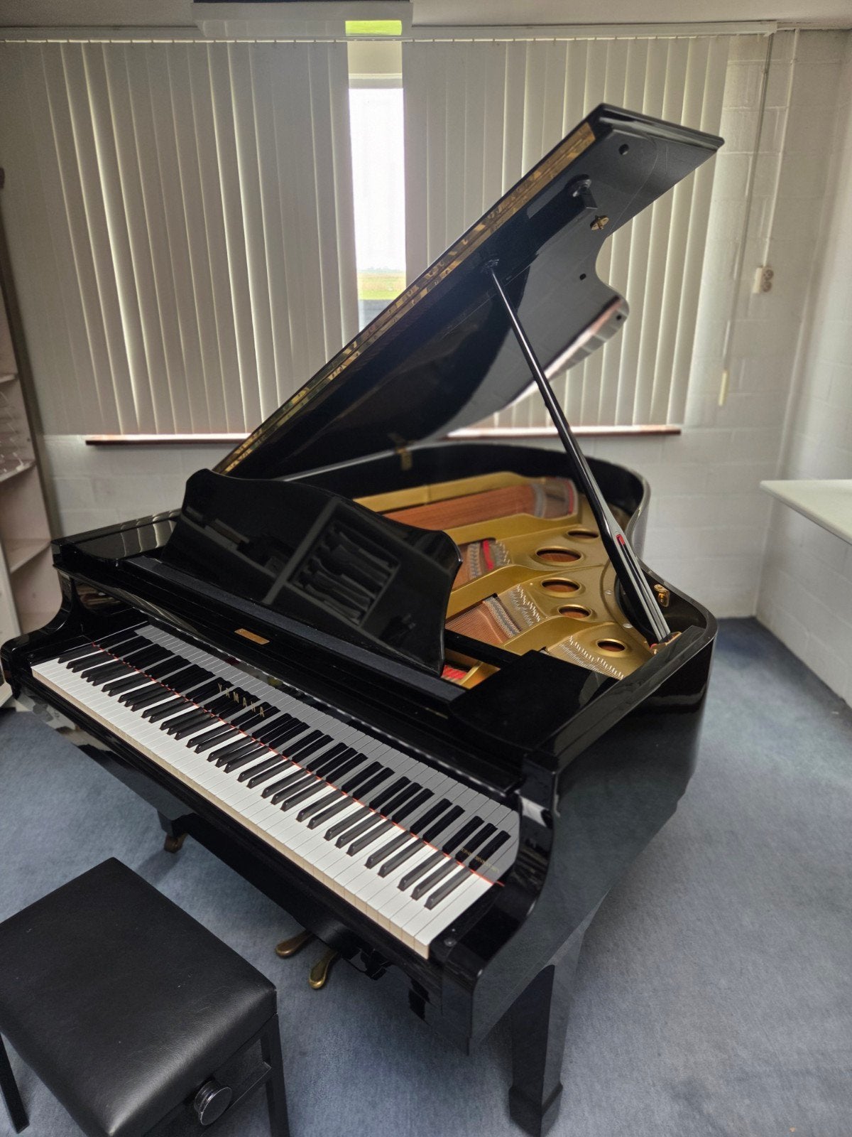 Yamaha C3 Conservativo Vleugel, Muziek en Instrumenten, Piano's, Ophalen, Zwart, Zo goed als nieuw, Hoogglans