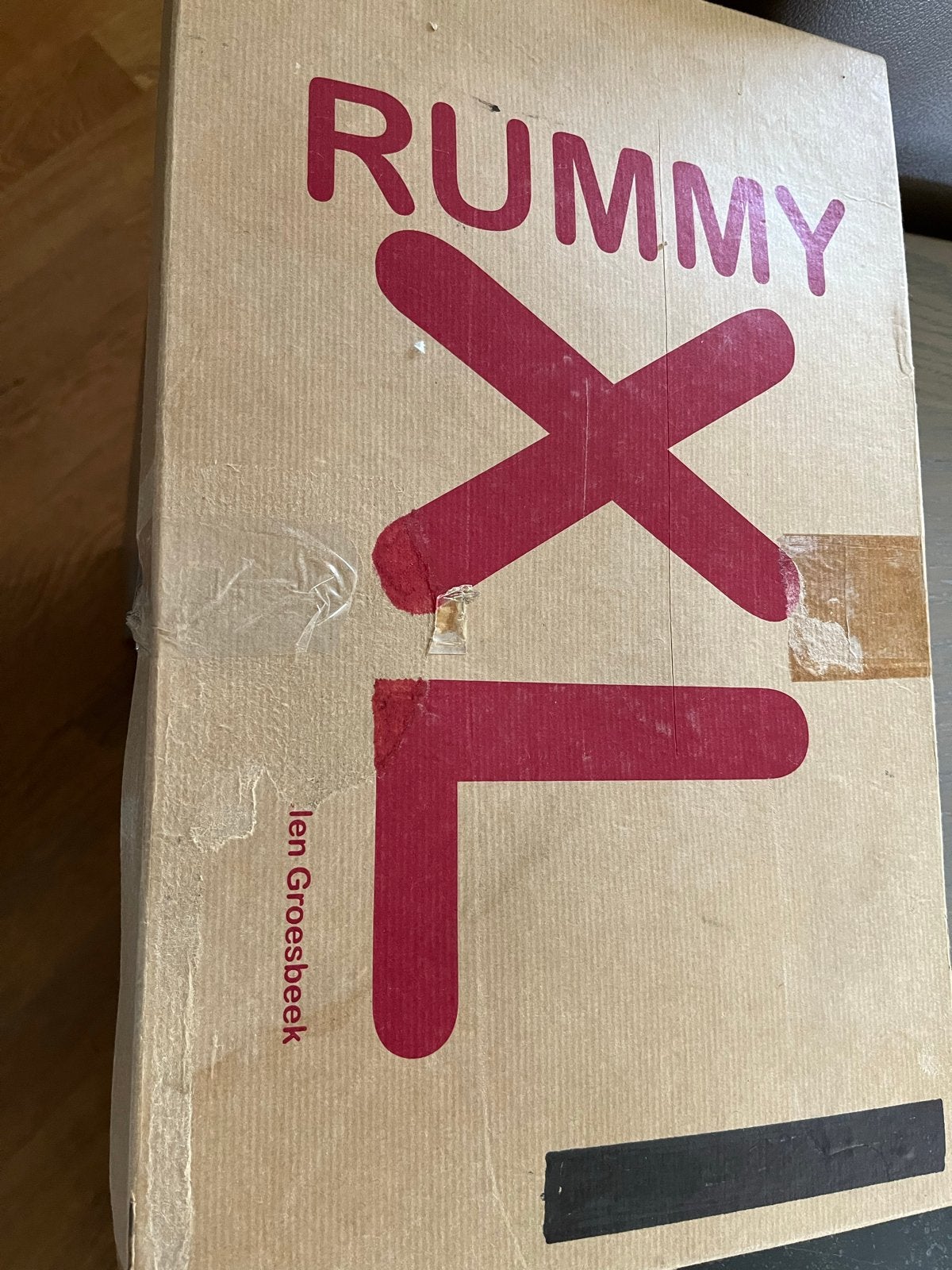 Rummikub XL stenen 6x3 cm, Hobby en Vrije tijd, Gezelschapsspellen | Overige, Drie of vier spelers, Ophalen of Verzenden, Gebruikt