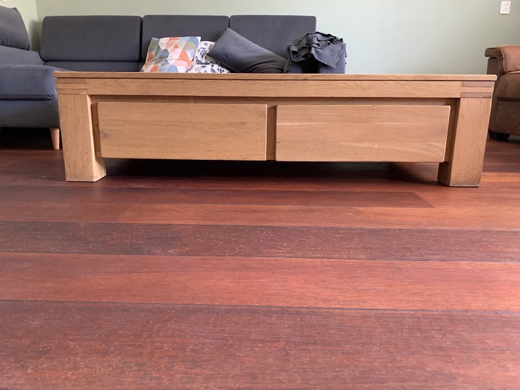 Beuken salontafel, Ophalen, Overige materialen, Gebruikt, 50 tot 100 cm