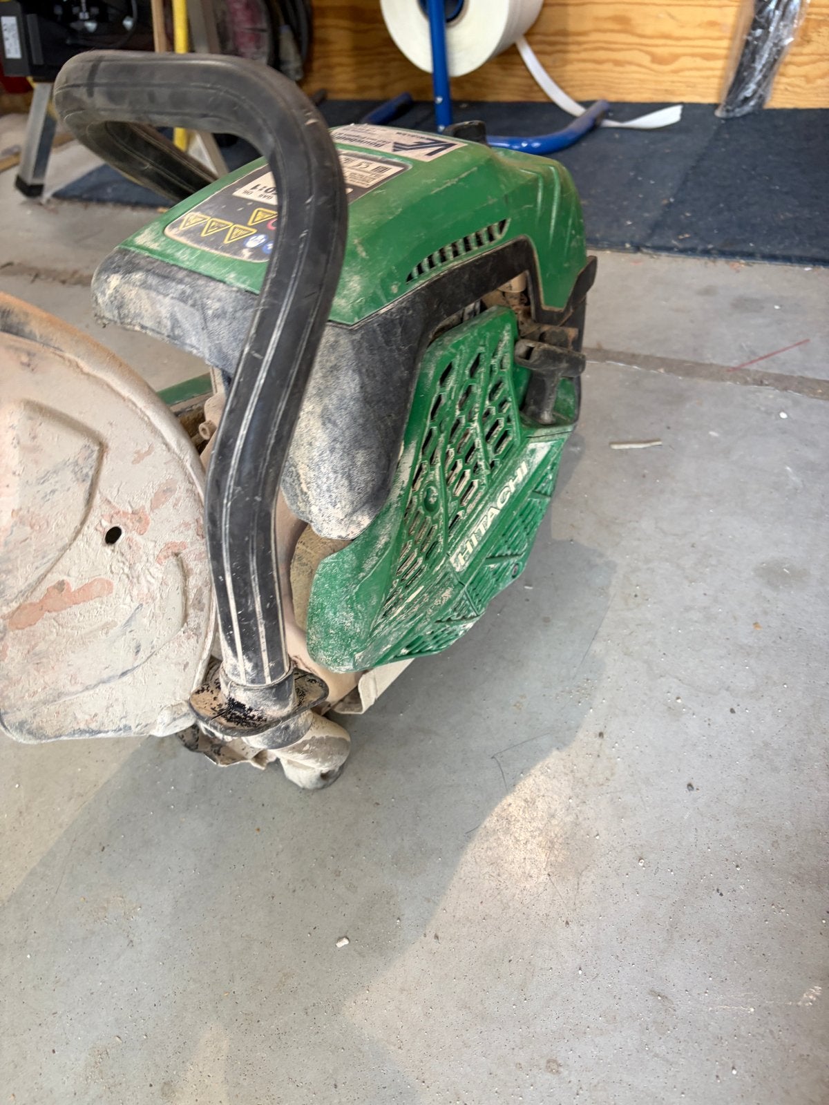 Hitachi CM 75EBP Doorslijper - Krachtige Betonzaag, Ophalen