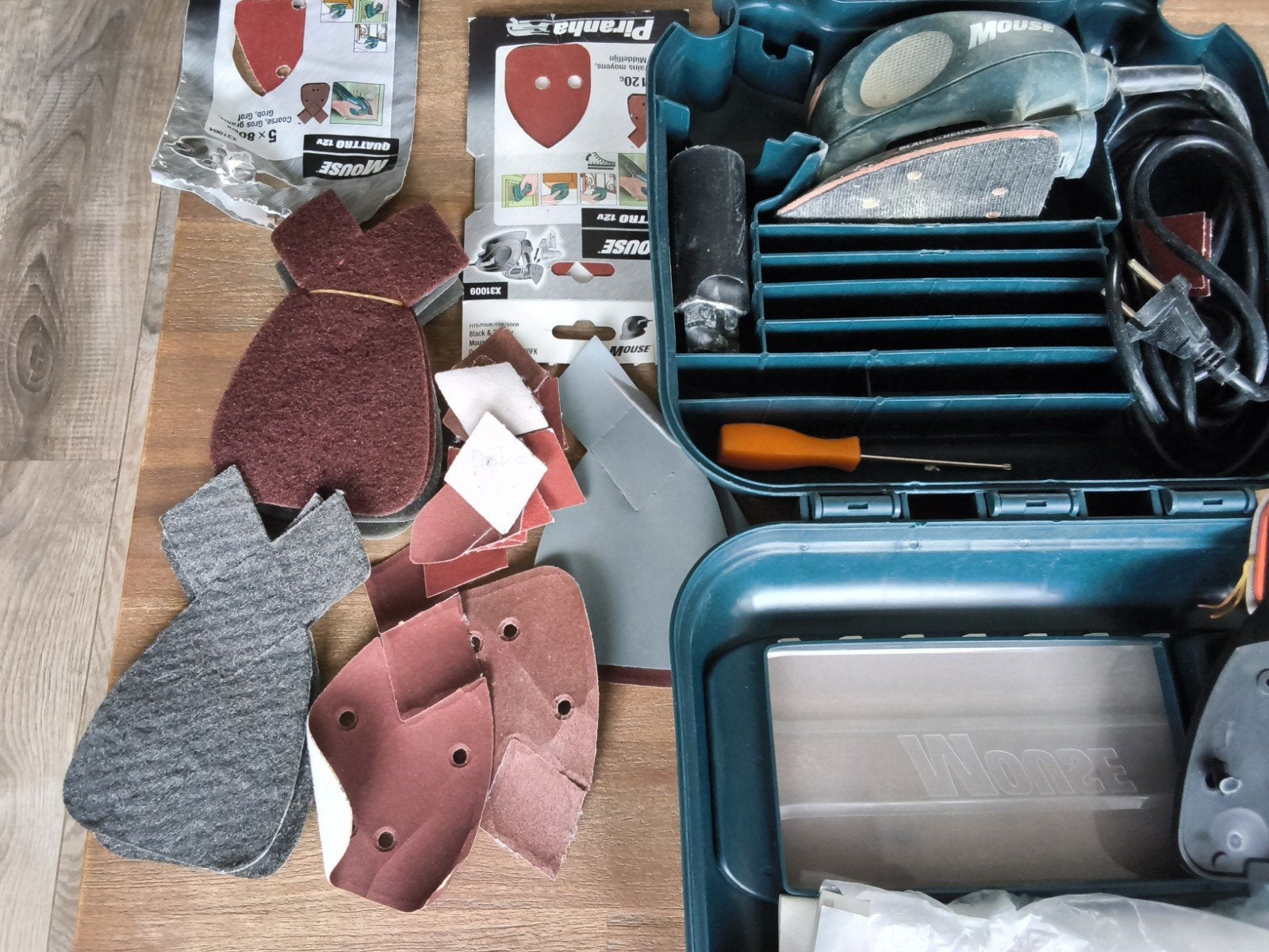 black&decker mouse, Ophalen of Verzenden, Gebruikt, Minder dan 600 watt, Vlakschuurmachine