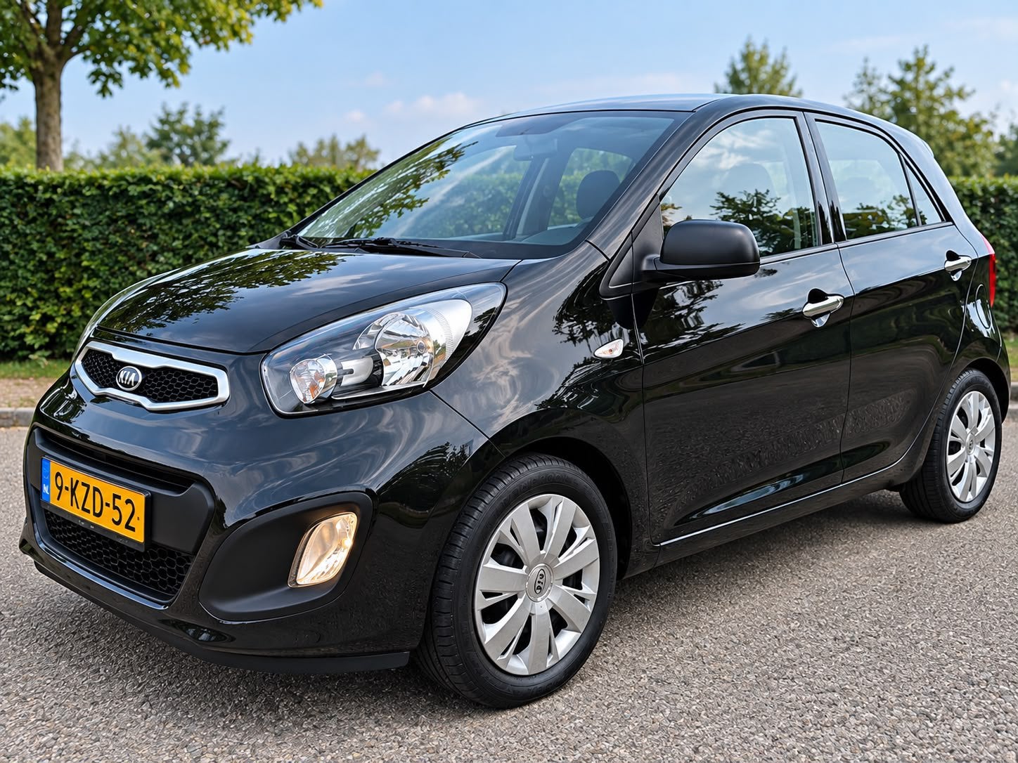 Kia Picanto 1.0Cvvt 5-DRS 2014 Zwart, Voorwielaandrijving, Dealer onderhouden, Stof, 400 kg