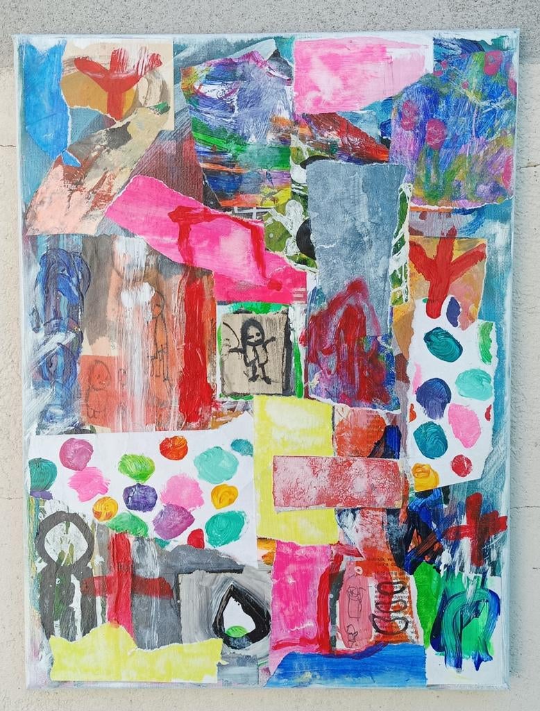 Abstract schilderij, Ophalen of Verzenden