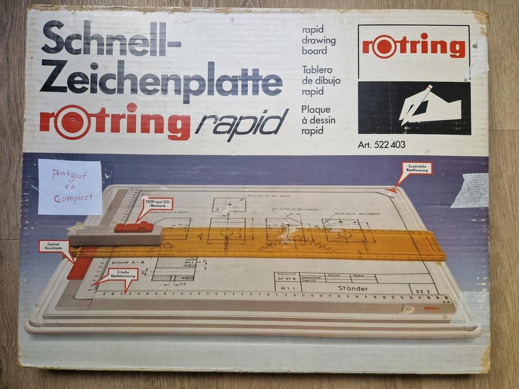 Schnell Zeichenplatte rotring rapid, Hobby en Vrije tijd, Tekenen, Ophalen, Overige typen