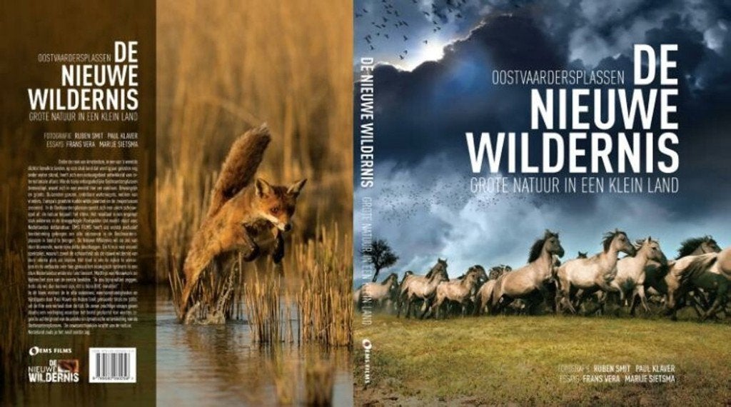 De Nieuwe Wildernis -Oostvaarders plassen- boek met puzzel, Ophalen of Verzenden, Zo goed als nieuw, Overige onderwerpen, Smit Vera Brandenburg Lanting Sietsma