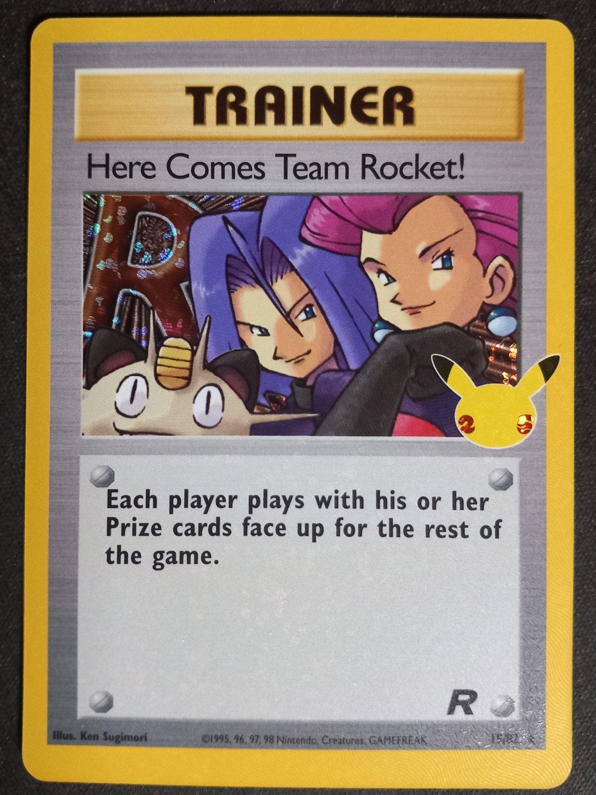 Here Comes Team Rocket! Celebrations Classic Collection NM, Verzenden, Zo goed als nieuw, Losse kaart, Foil