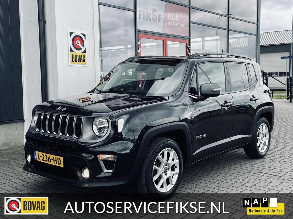 Jeep Renegade 1.3T DDCT LIMITED 150 PK AUTOMAAT | 1e EIGENAA, 15 km/l, Gebruikt, 4 cilinders, Zwart