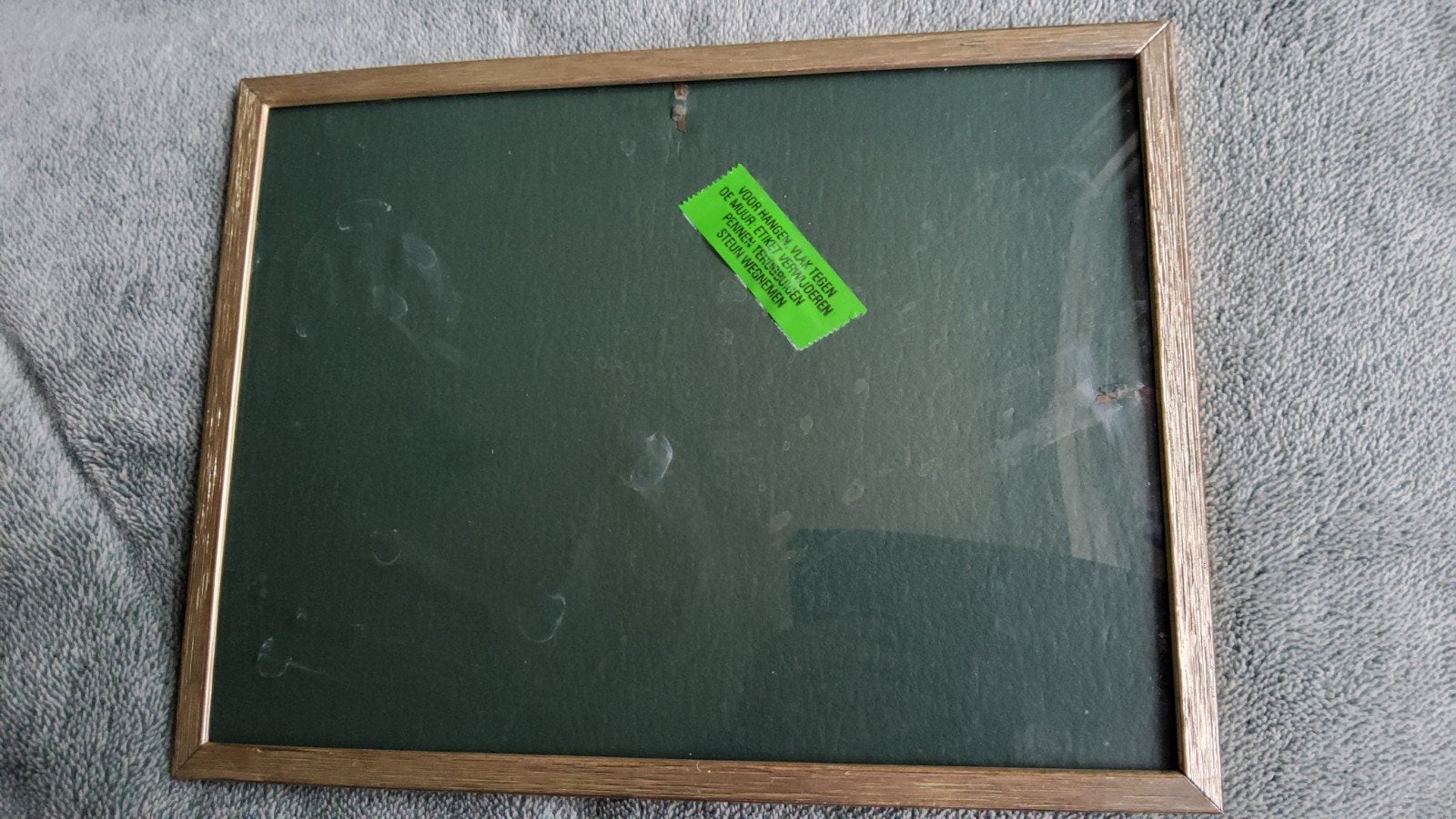 Antiek groot zilver kleur fotolijstje bol glas gemerkt Jyden, Ophalen of Verzenden