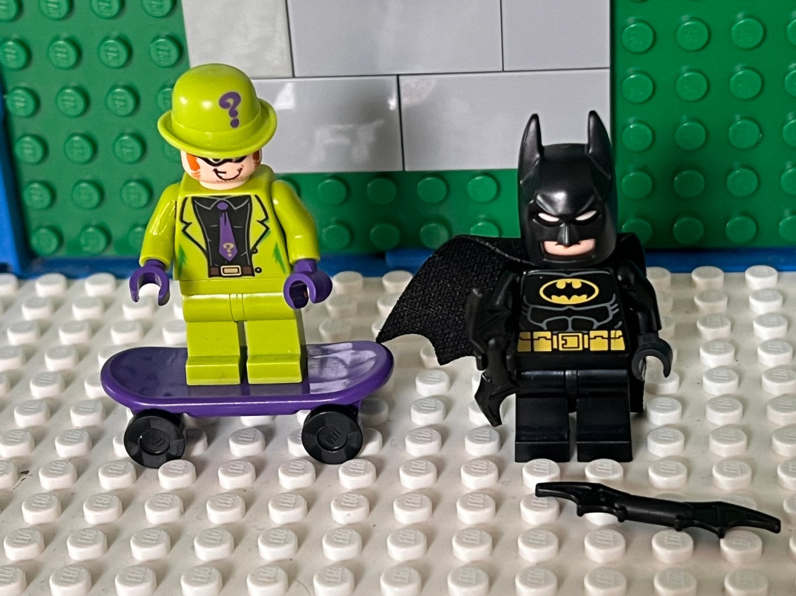 Lego Batman the riddler minifiguren, Kinderen en Baby's, Ophalen of Verzenden, Zo goed als nieuw