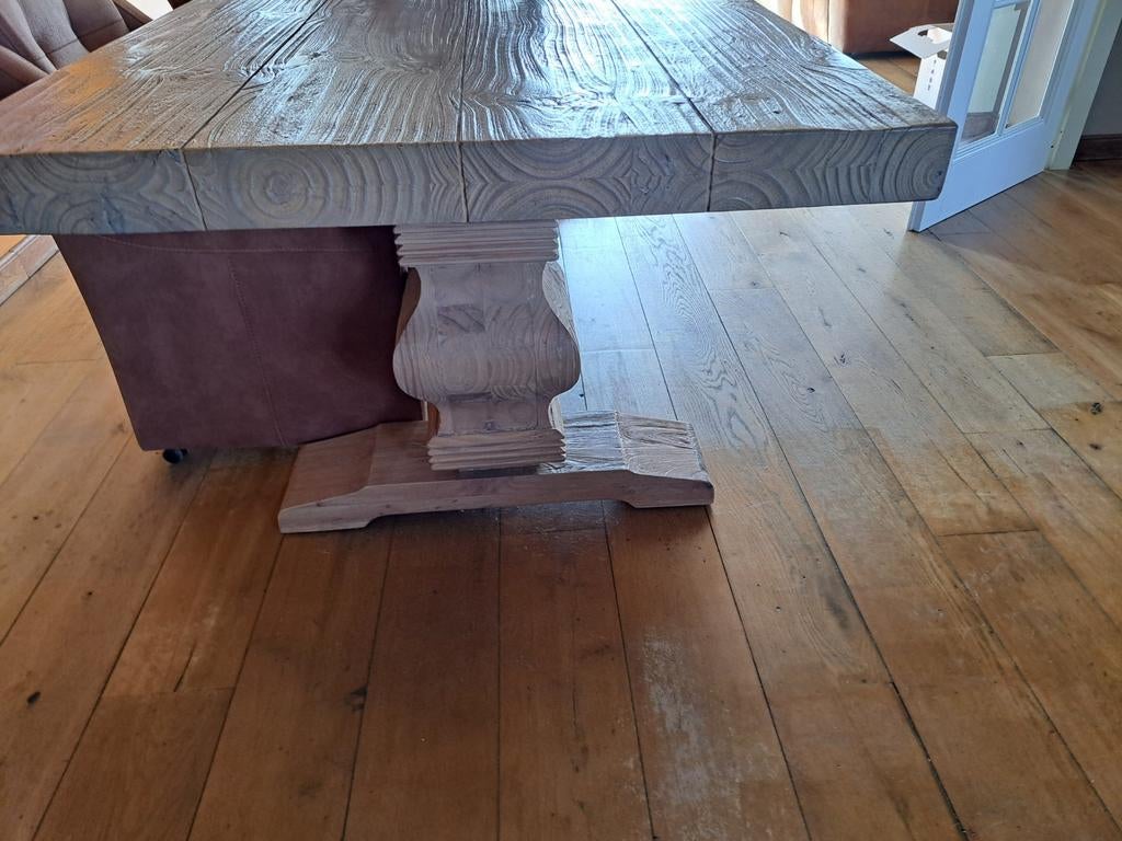 Zeer mooie grote (kasteel-) tafel, Huis en Inrichting, Tafels | Eettafels, Ophalen, 200 cm of meer, 50 tot 100 cm, Zo goed als nieuw
