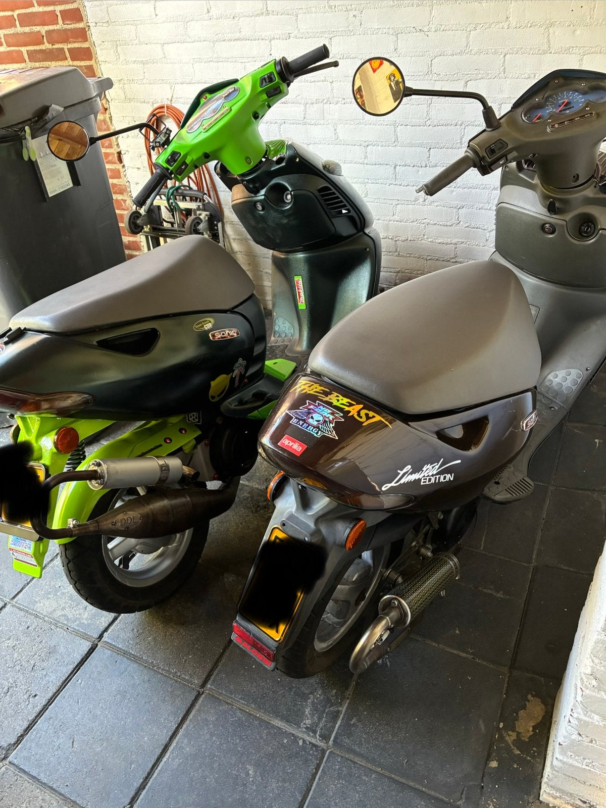 Aprilia Sonic 70cc aluminium Polini, DDL midrace uitlaat, Ophalen, Tweetakt, Gebruikt, Overige modellen
