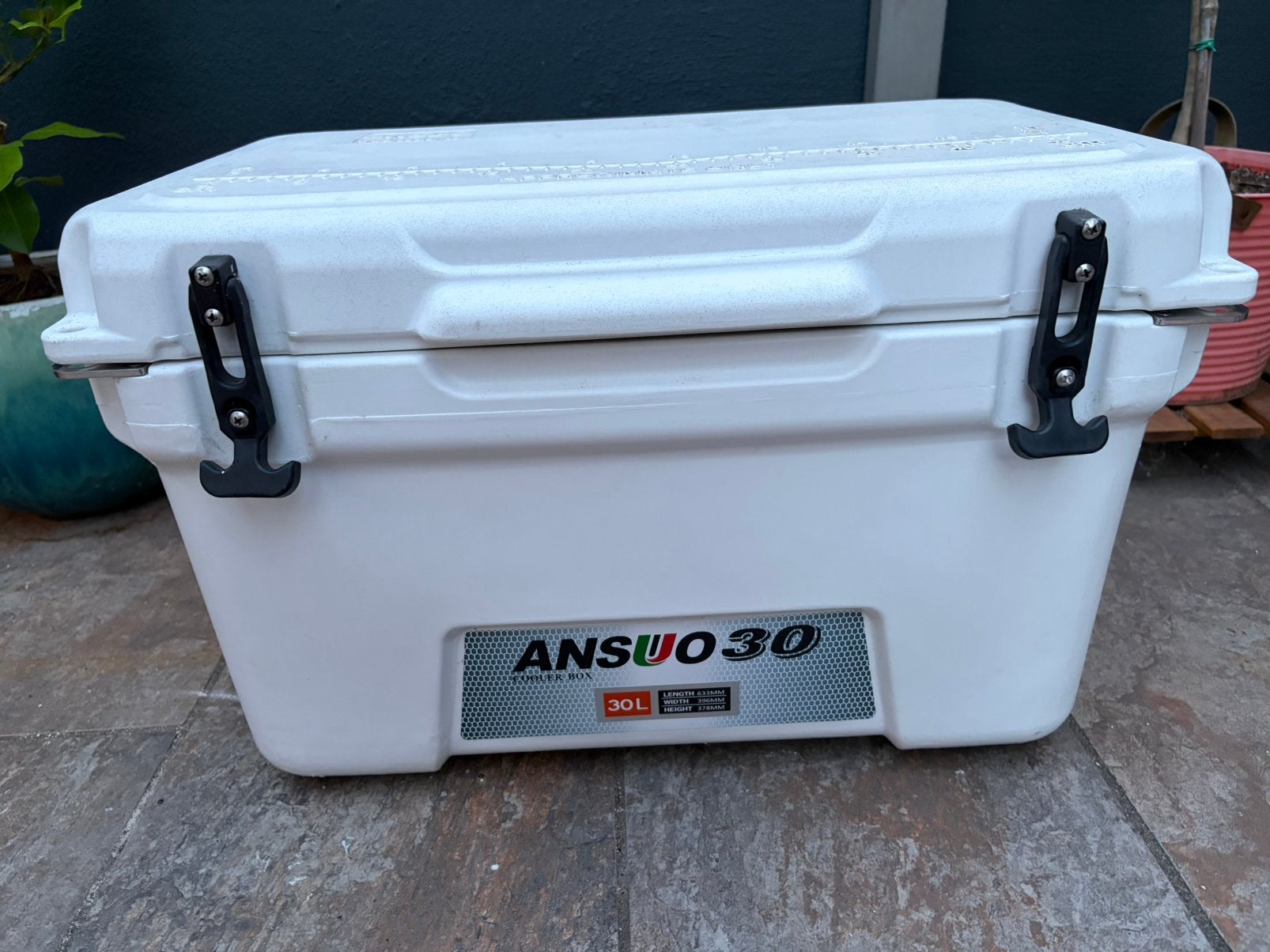 ANSUO 30L Premium koelbox – zeer stevig camping/vissen/boot, Ophalen, Zo goed als nieuw, Koelbox, Koelelement