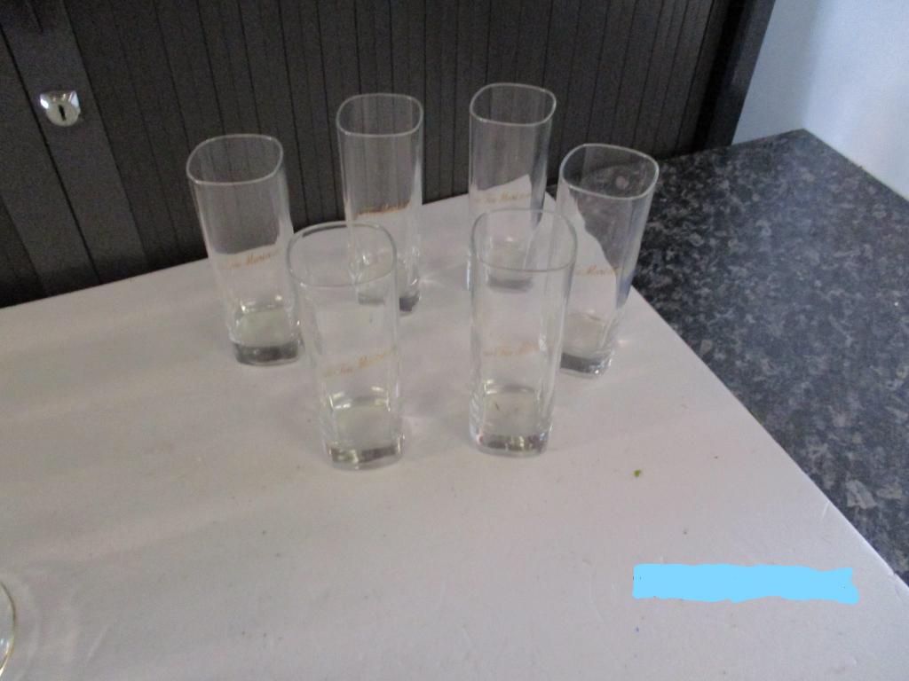 5 glazen tia maria, Glas of Glazen, Ophalen of Verzenden, Overige stijlen, Glas