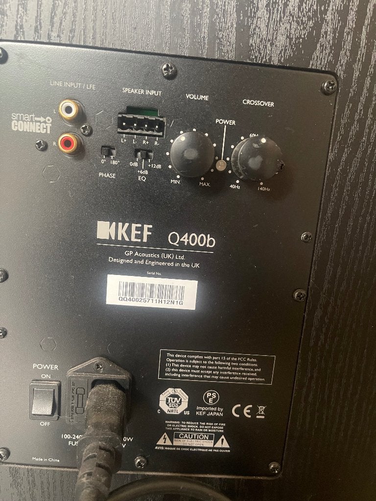 Denon AVR-X2300W plus kef Q400B, Ophalen, Denon, Zo goed als nieuw, 120 watt of meer