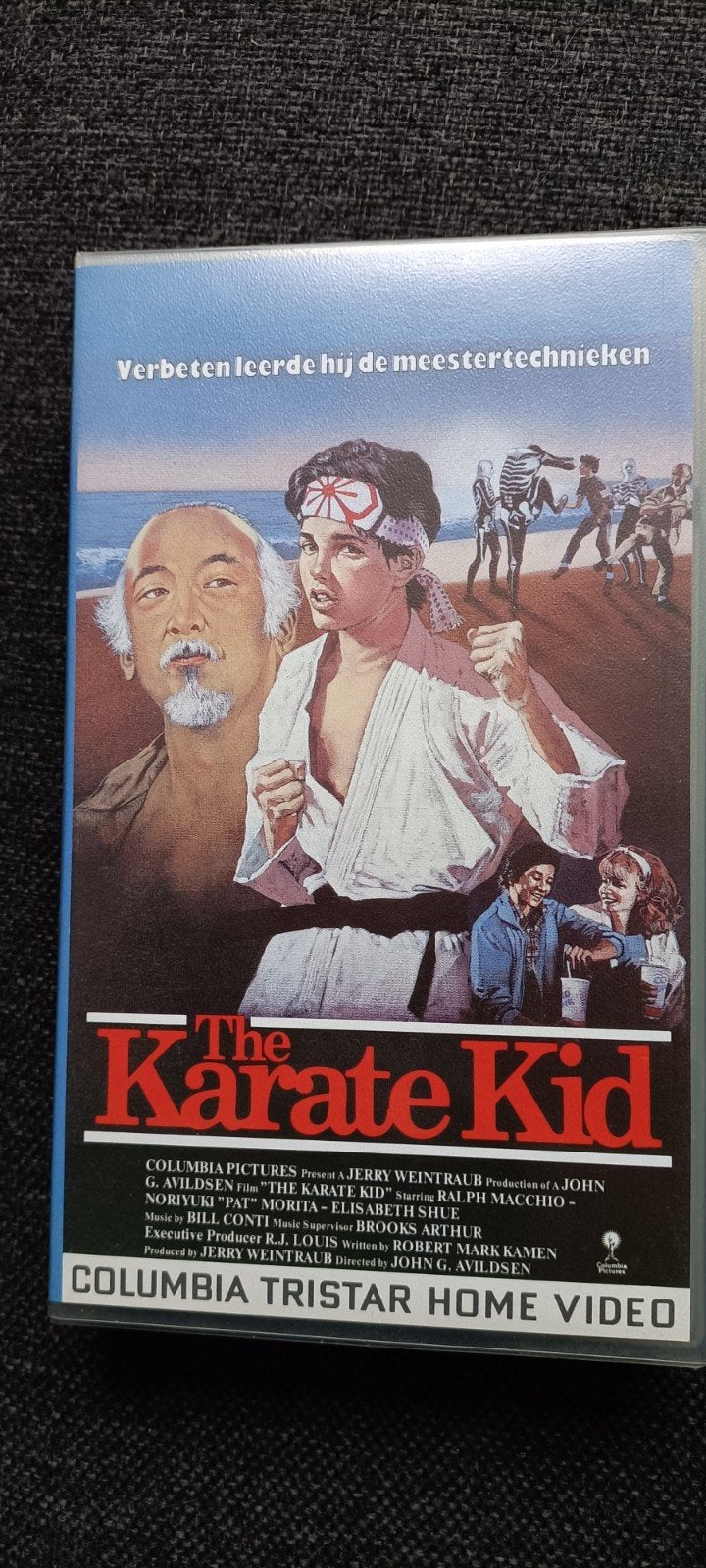 karate kid vhs band films 1,2en 3 Lees adv, 1 speler, Ophalen of Verzenden, Zo goed als nieuw, Overige modellen