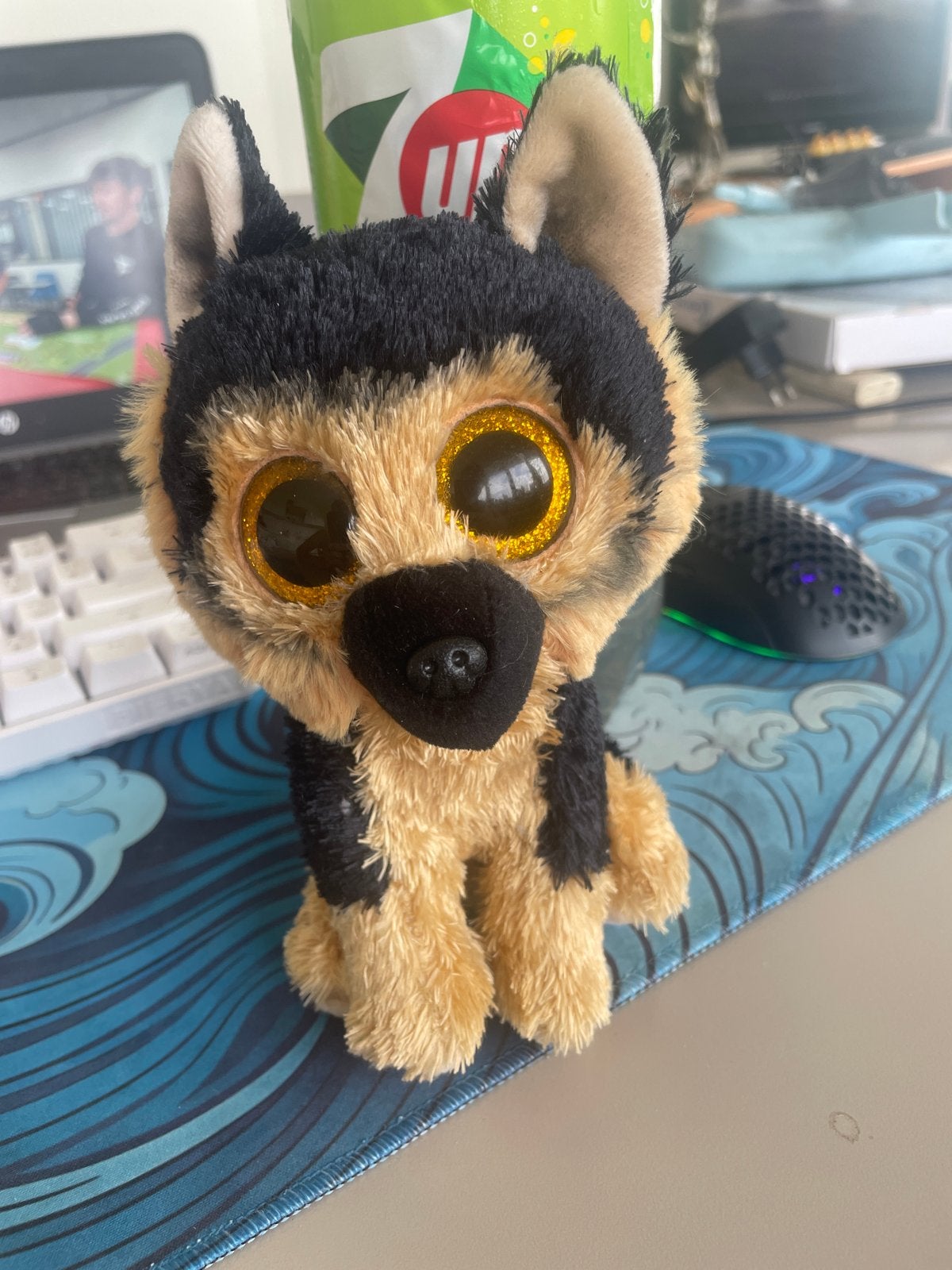 Leuke Ty Beanie Boo Duitse Herder knuffel, Ophalen, Hond, Zo goed als nieuw, Klein (minder dan 20 cm)