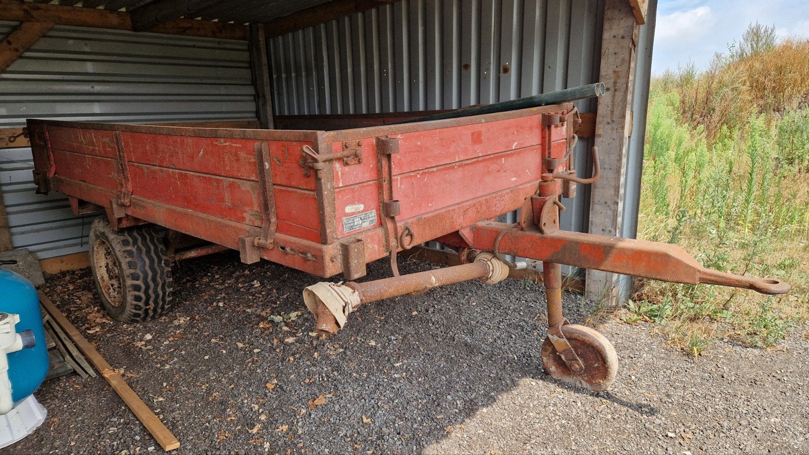 kar platte wagen, Ophalen