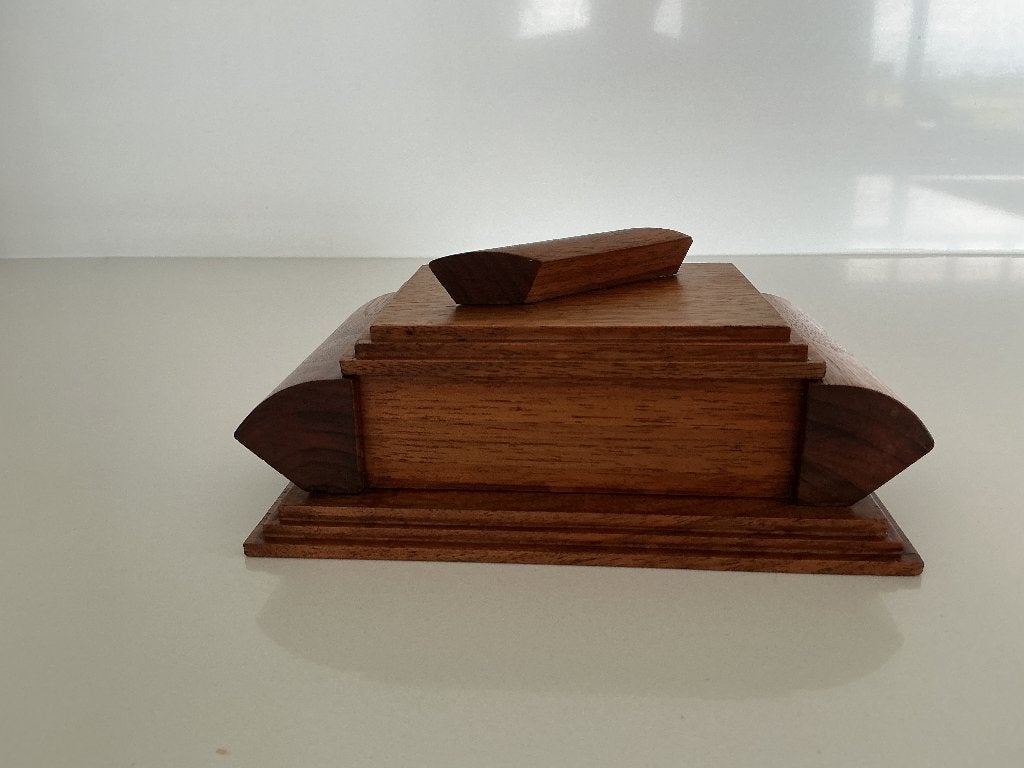 Art deco houten doos, Antiek en Kunst, Ophalen of Verzenden