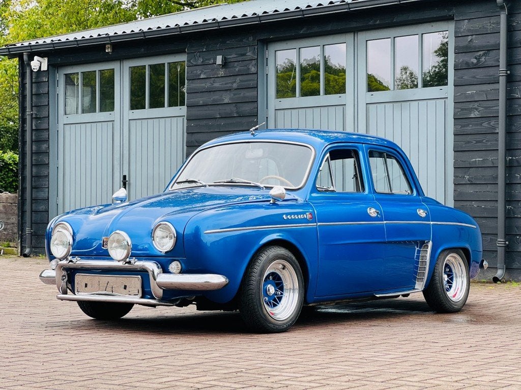 Renault DAUPHINE Gordini – Blauw Metallic – Gerestaureer, Auto's, Renault, Gebruikt, Overige modellen, Bedrijf, Handgeschakeld