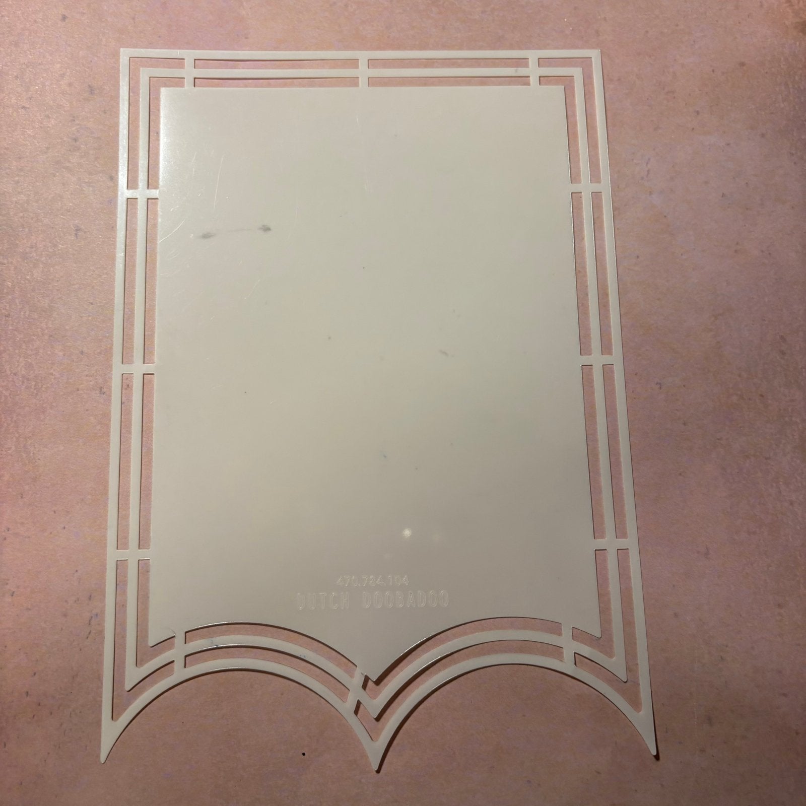 Dutch doobadoo teken stencil  / mal 34, Ophalen of Verzenden, Zo goed als nieuw, Overige thema's, Pons of Mal