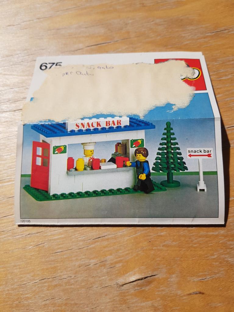 Instructie voor lego 675, Kinderen en Baby's, Speelgoed | Duplo en Lego, Ophalen of Verzenden