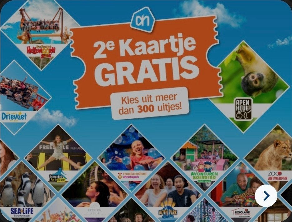 Spaarkaarten 2e kaartje gratis AH, Albert Heijn, Ophalen