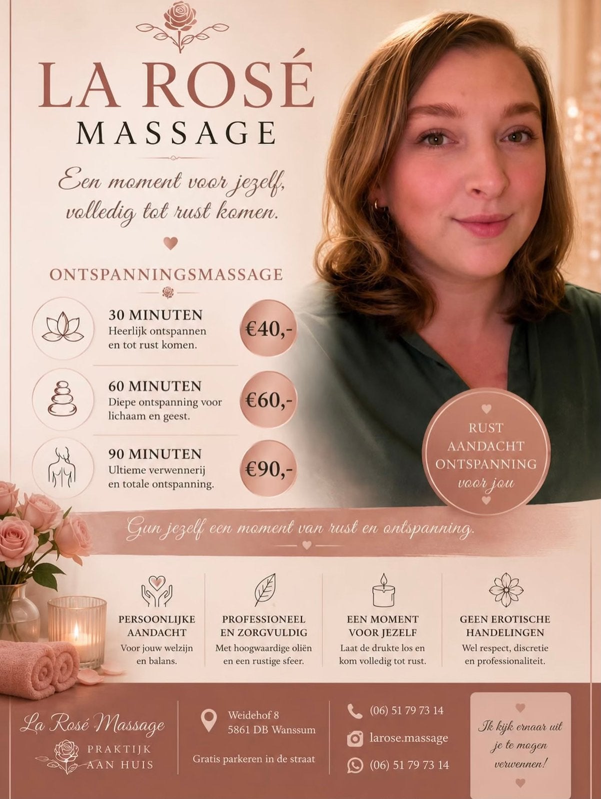 Olie Massage aangeboden voor man en vrouw ✨ Airco aanwezig, Stoelmassage