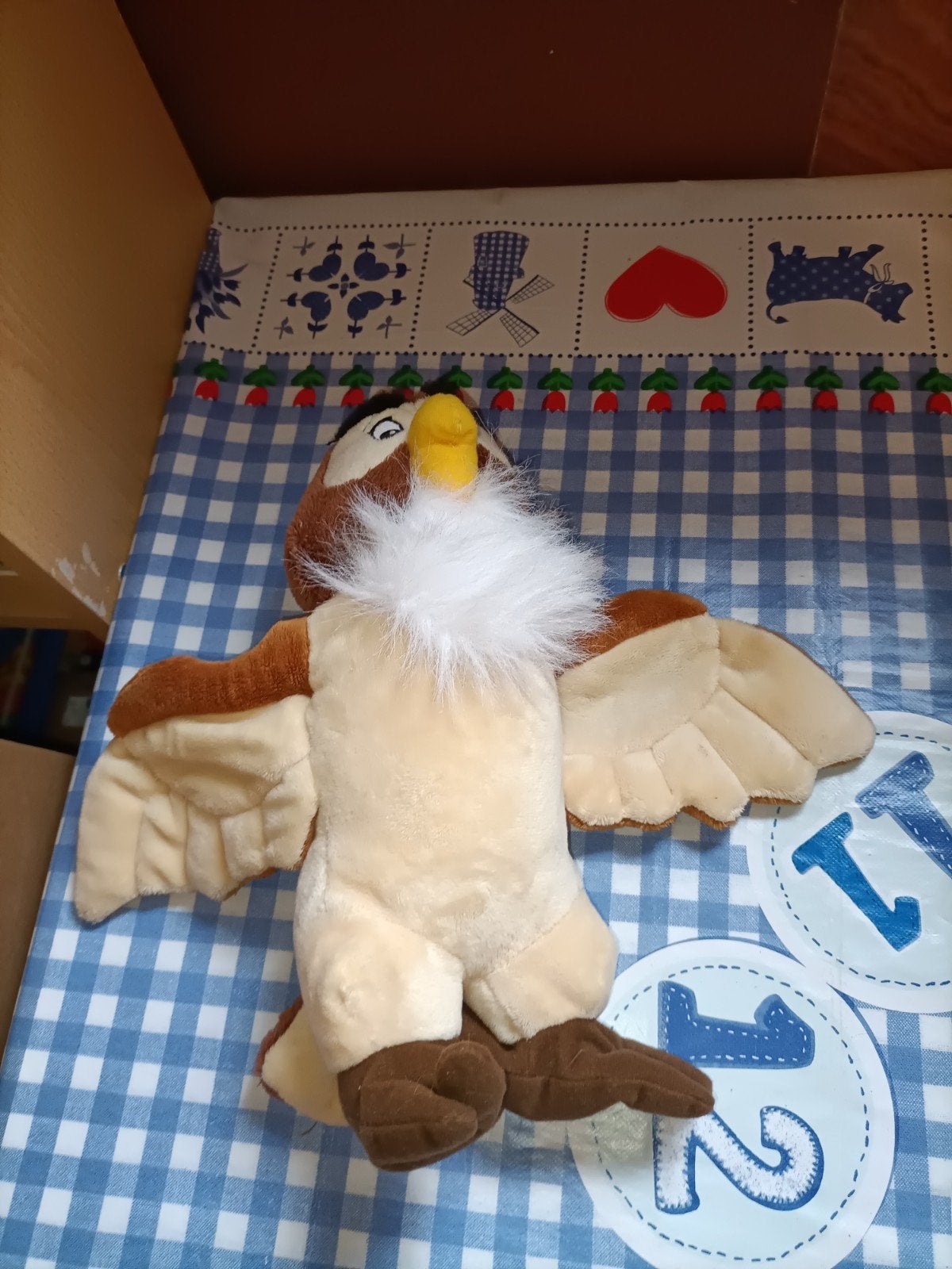 Uil knuffel van Winnie de poeh 28 cm groot, Ophalen of Verzenden, Zo goed als nieuw, Overige typen