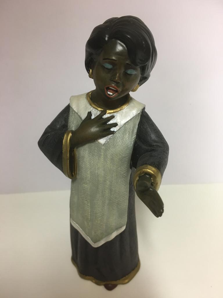 Enesco Parastone Gospel Koor  Zangeres zangeres, Verzamelen, Beelden en Beeldjes, Ophalen of Verzenden, Zo goed als nieuw, Mens