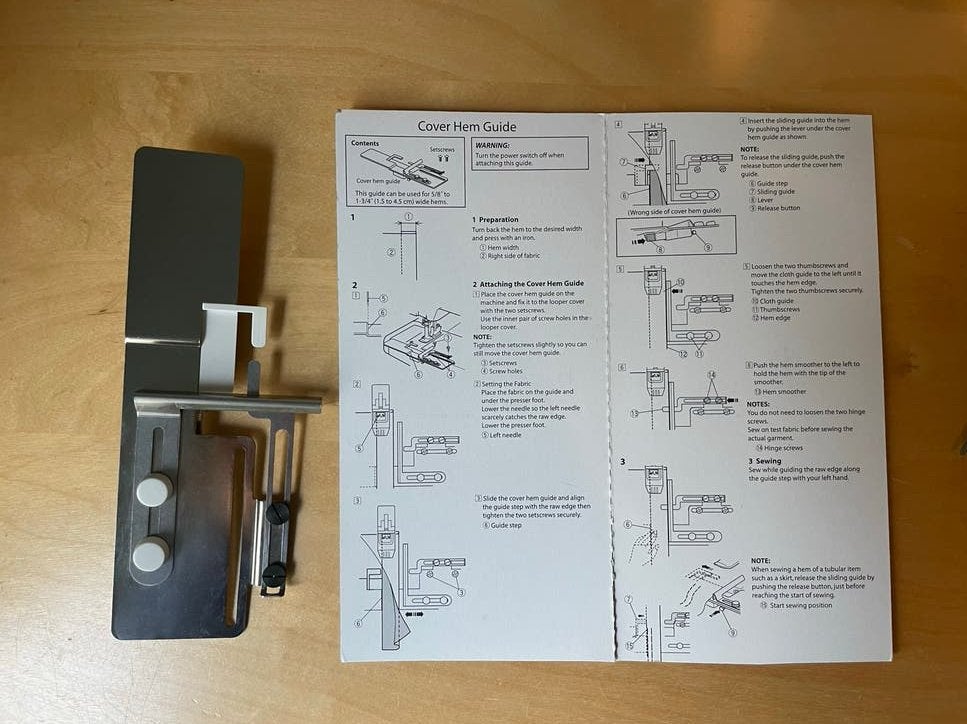 Diverse Janome CoverPro accessoires, Verzenden, Zo goed als nieuw, Toebehoren, Overige merken