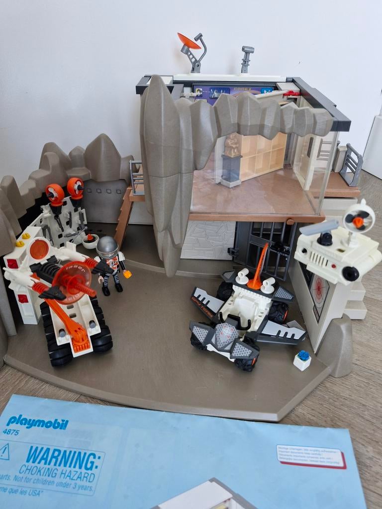 Playmobil 4875 Alien Ruimtebasis met voertuigen, Ophalen of Verzenden, Gebruikt, Los playmobil