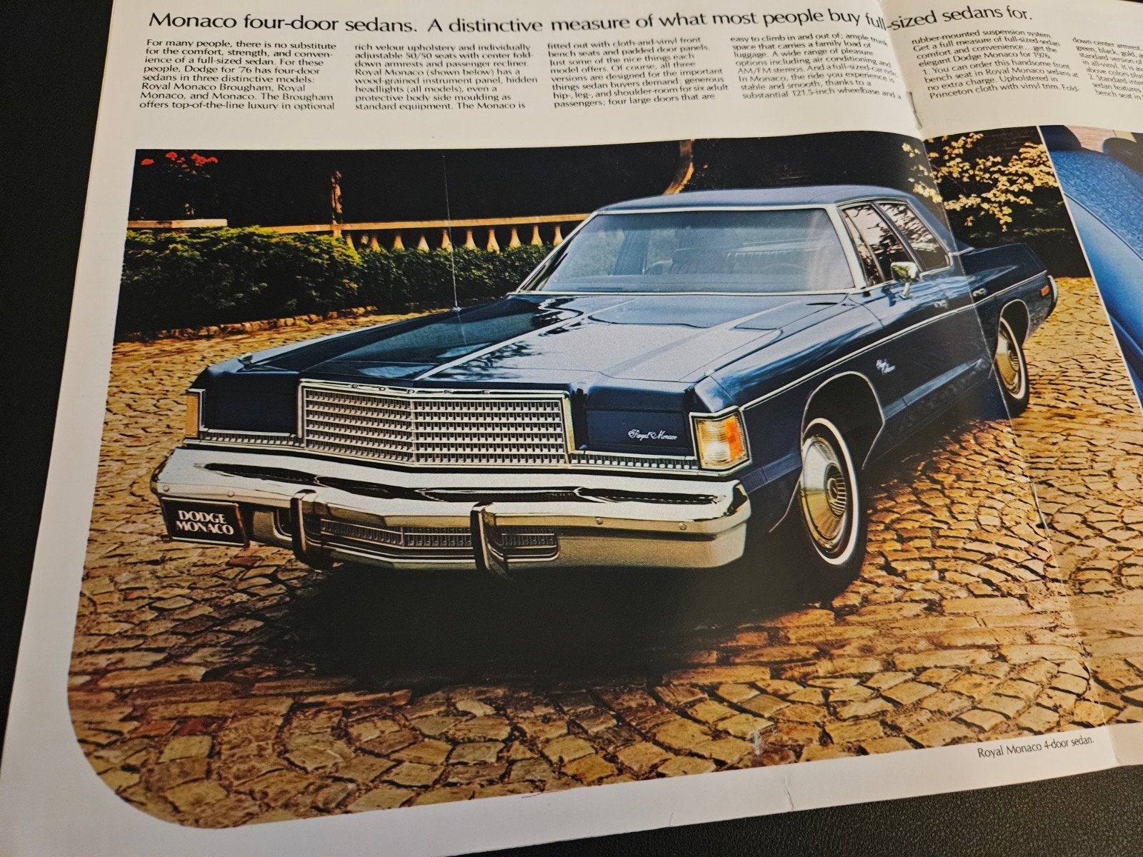 Brochure Dodge Monaco 1976 USA, Ophalen of Verzenden, Zo goed als nieuw, Overige merken
