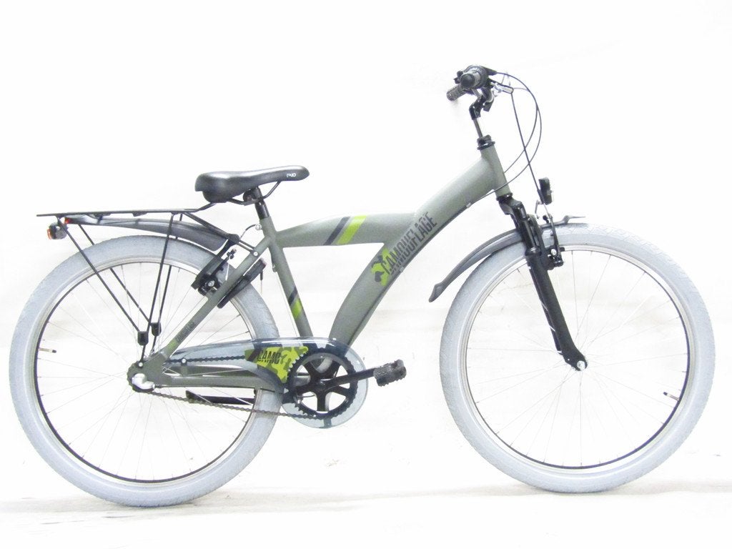 Bike fun Camouflage groen jongens 42cm 26inch, Nieuw, BIKE FUN, Versnellingen