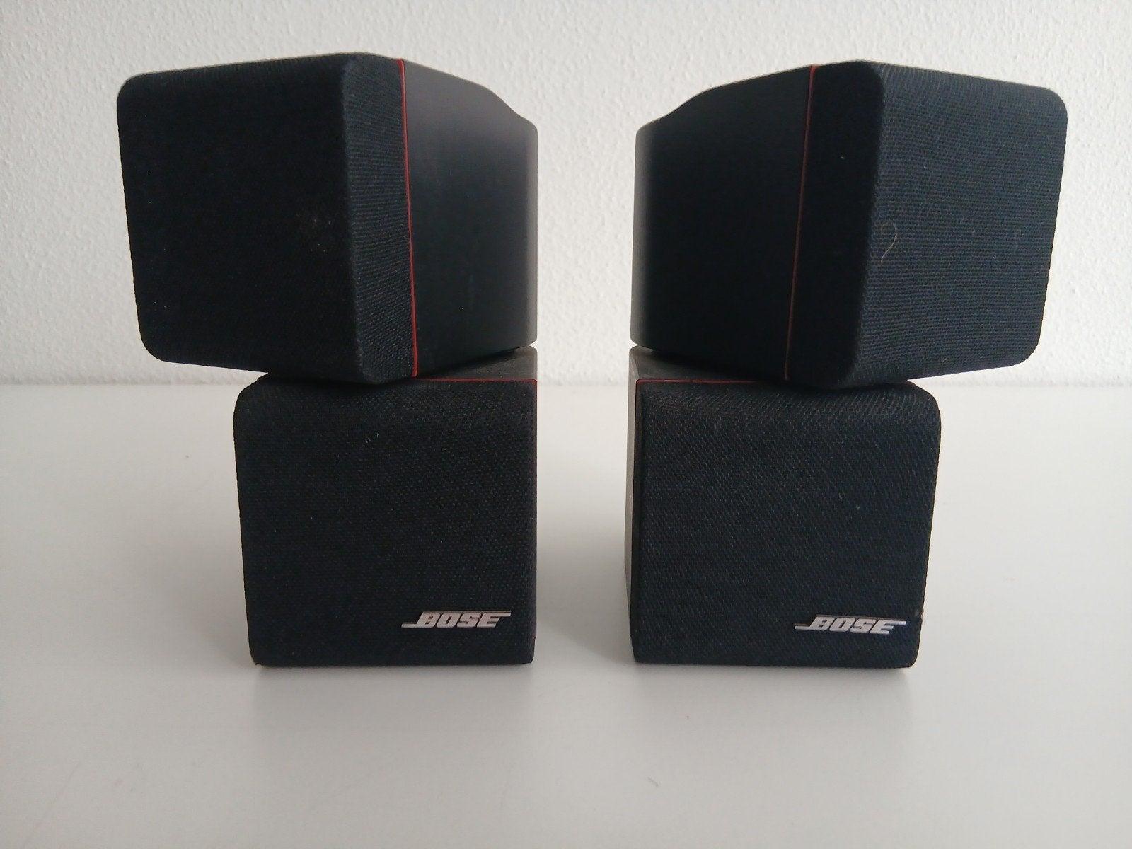 Bose Acoustimass Cube Speakers - Red Line, Stereo speakers, Gebruikt, Ophalen of Verzenden, Bose