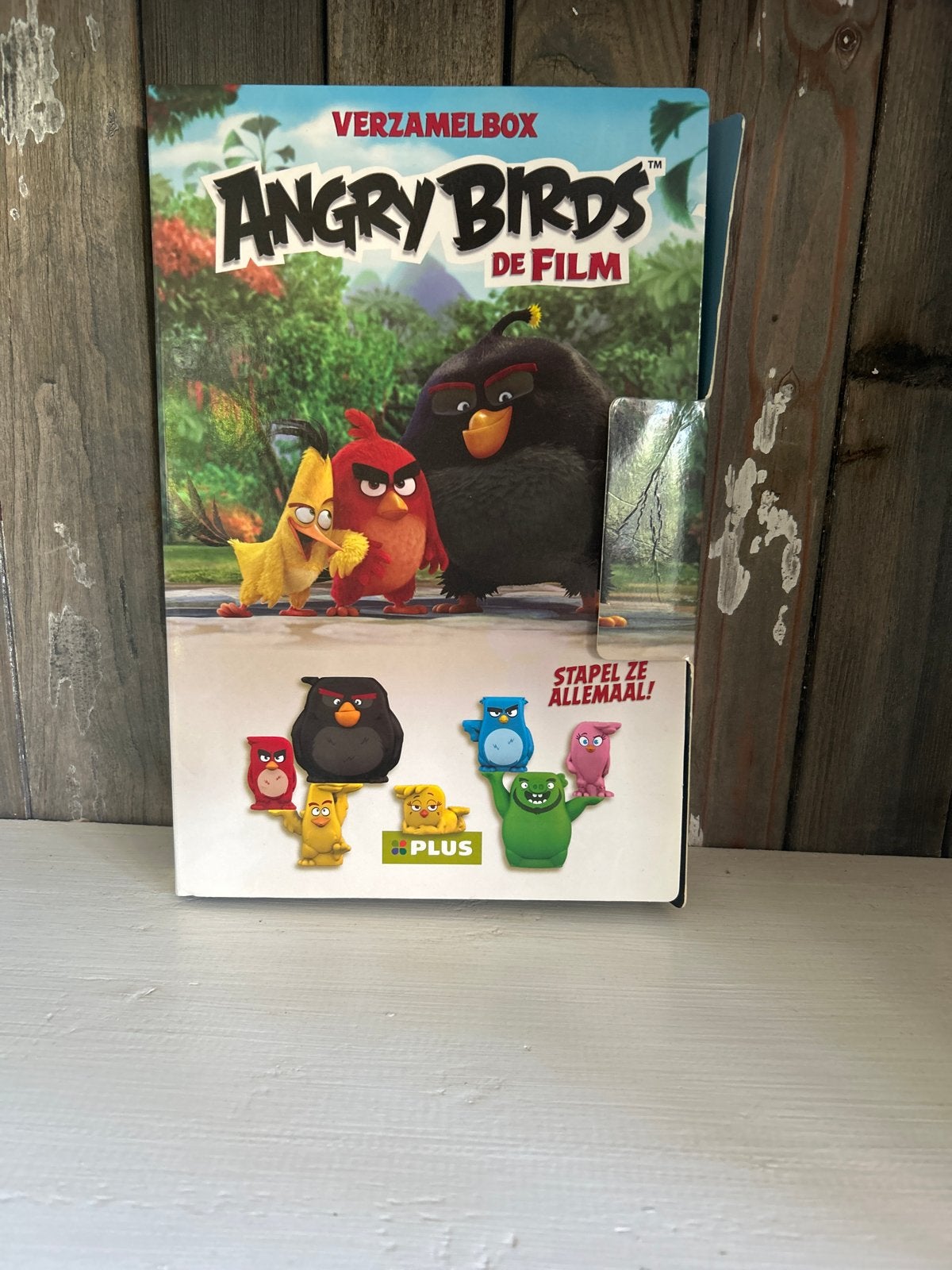Angry Birds de Film Verzamelbox met 25 Stapelfiguren, Ophalen, Zo goed als nieuw
