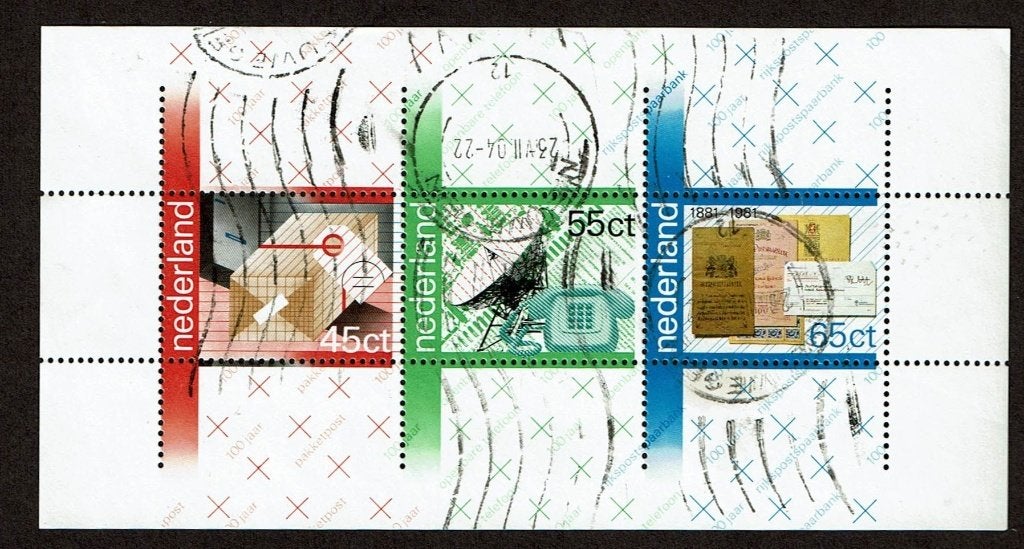 Nederland NVPH 1223 gestempeld 12, Verzenden, Na 1940, Gestempeld