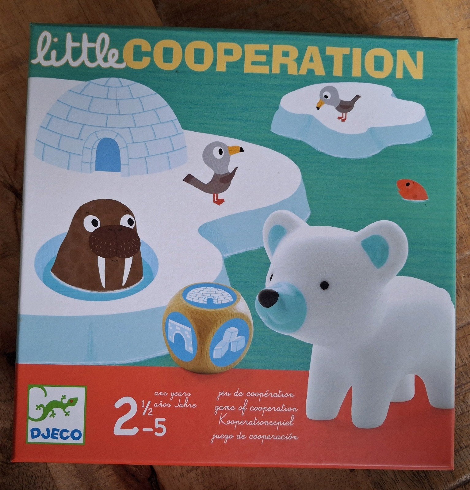 Djeco Little Cooperation spel 2 - 5 jaar, Ophalen of Verzenden, Zo goed als nieuw, Ontdekken