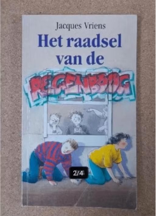 Het raadsel van de Regenboog ISBN 9070066998, Gelezen, Jacques Vriens, Ophalen of Verzenden, Fictie