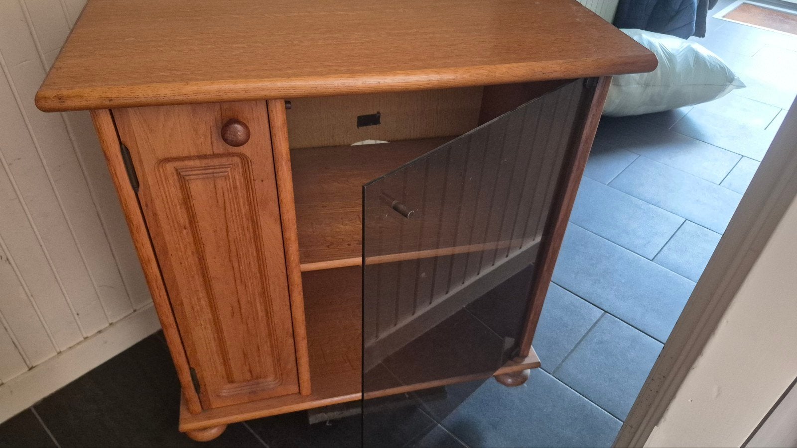 Tv-meubel (eiken)(gratis), Ophalen, 25 tot 50 cm