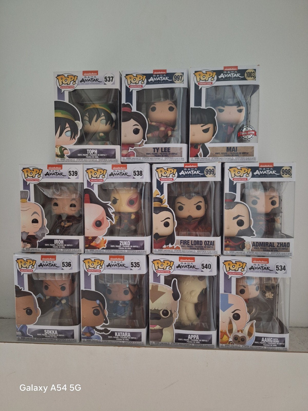 Funko Pop Avatar: The Last Airbender - Complete Set & Half, Ophalen, Zo goed als nieuw