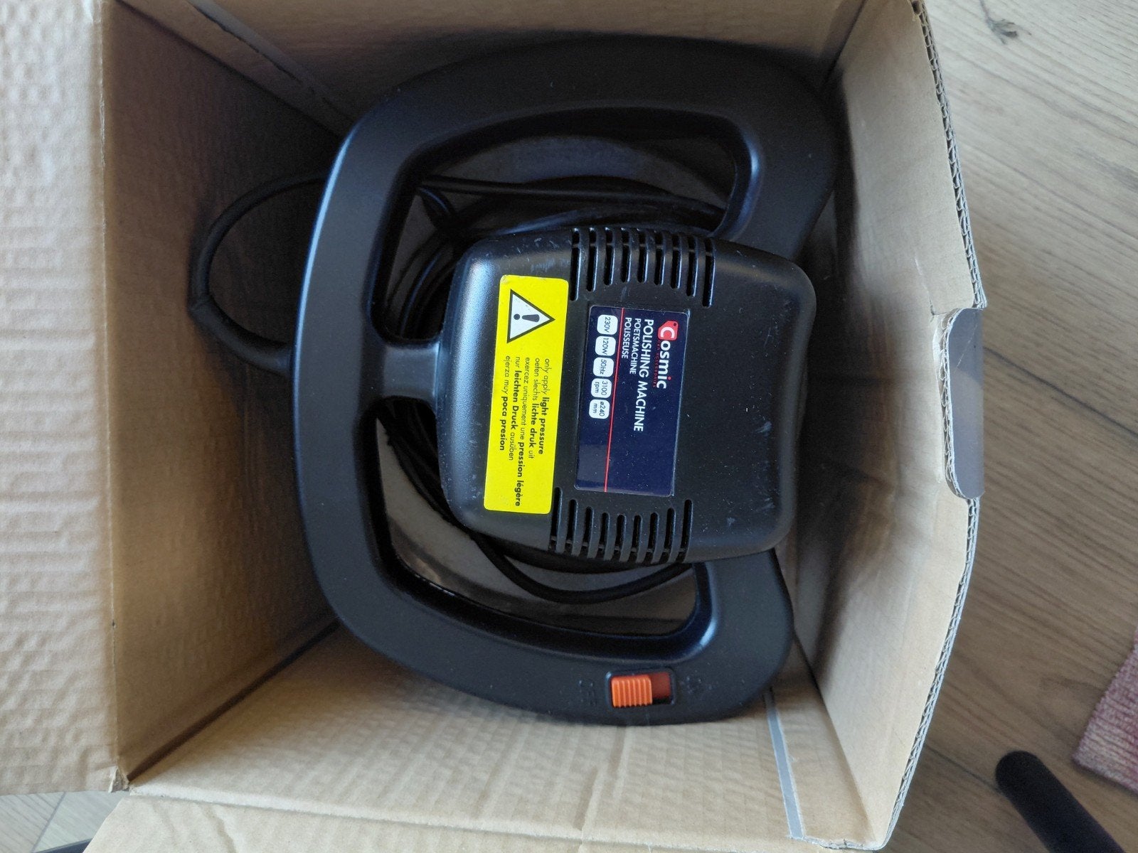 auto poetsmachine, Ophalen, Zo goed als nieuw
