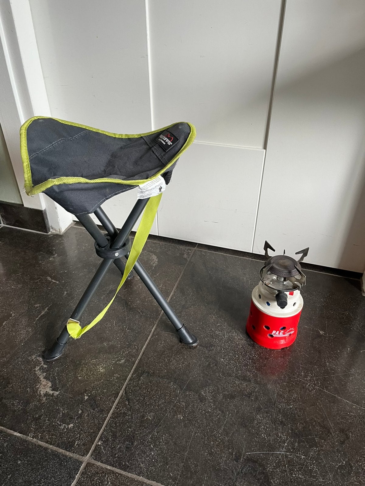 Inklapbaar krukje, Ophalen of Verzenden, Gebruikt, Campingstoel