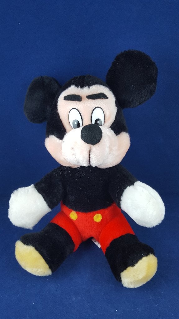 Vintage Mickey Mouse knuffel. 5B8, Tweedehands verkoop, Tweedehands verkoop, Gebruikt, Overige typen