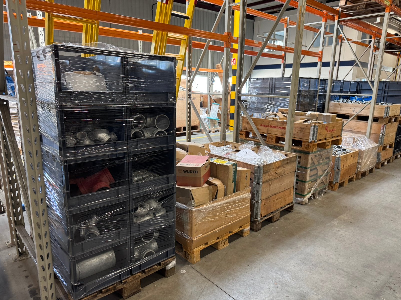 Voorraad sprinklerinstallatie onderdelen X-Press, G-press, Ophalen
