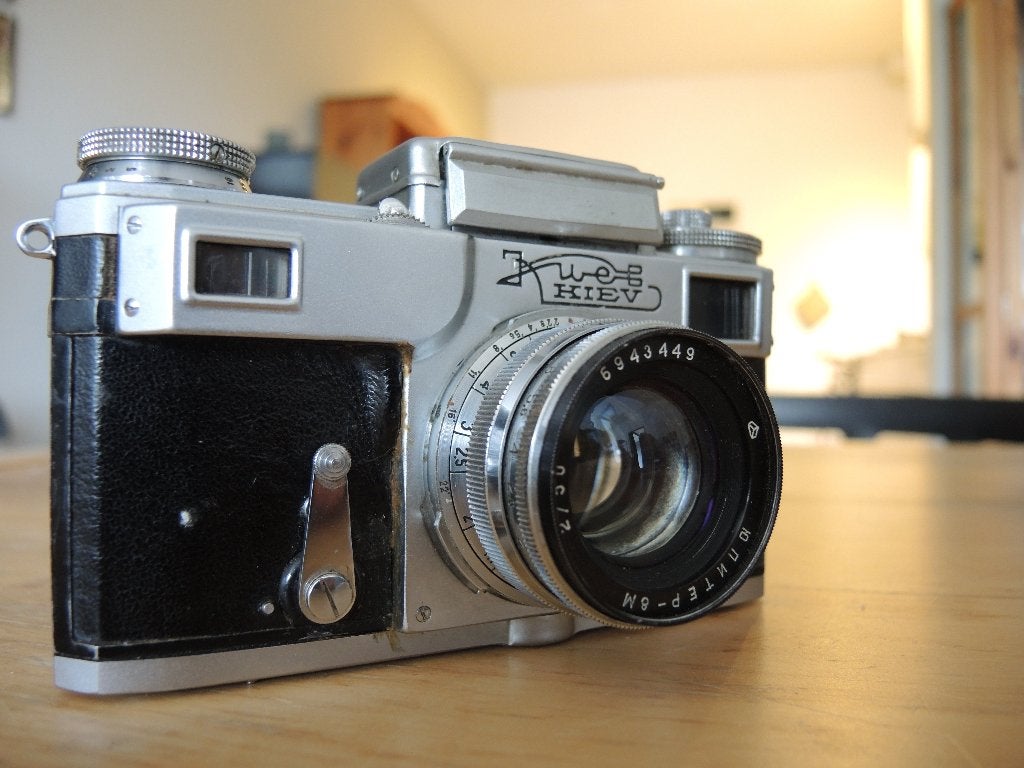 Kiev 5 in goede staat, Overige merken, Gebruikt, Ophalen of Verzenden, Overige vattingen