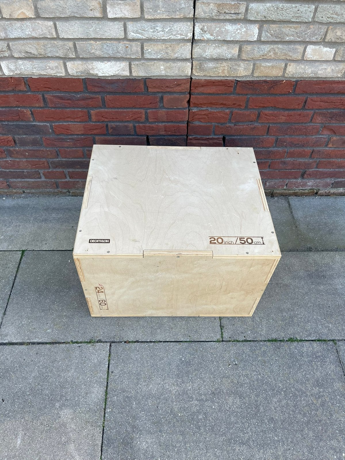 Decathlon Plyobox 50 cm / 60 cm – CrossFit, Box Jumps, Sport en Fitness, Fitnessmaterialen, Ophalen, Benen, Overige typen