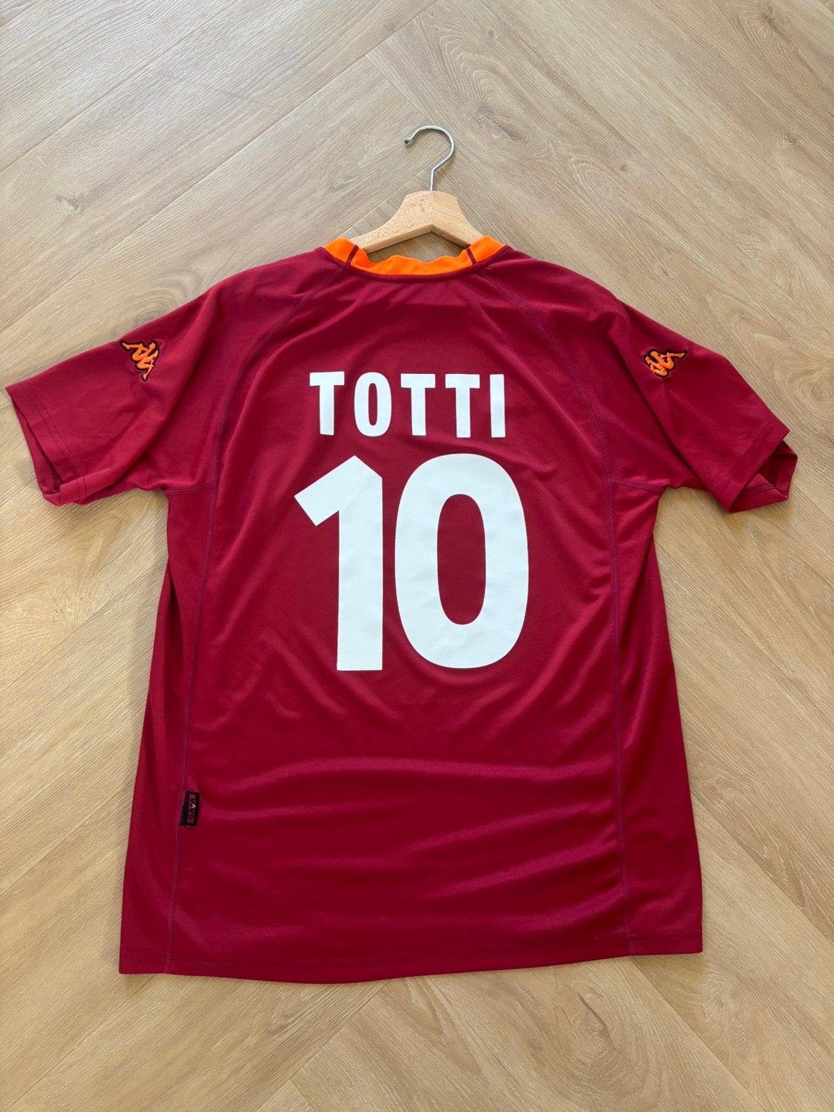 AS Roma Totti Thuisshirt 2000-2001 Maat L, Ophalen of Verzenden, Gebruikt, Buitenlandse clubs, Shirt