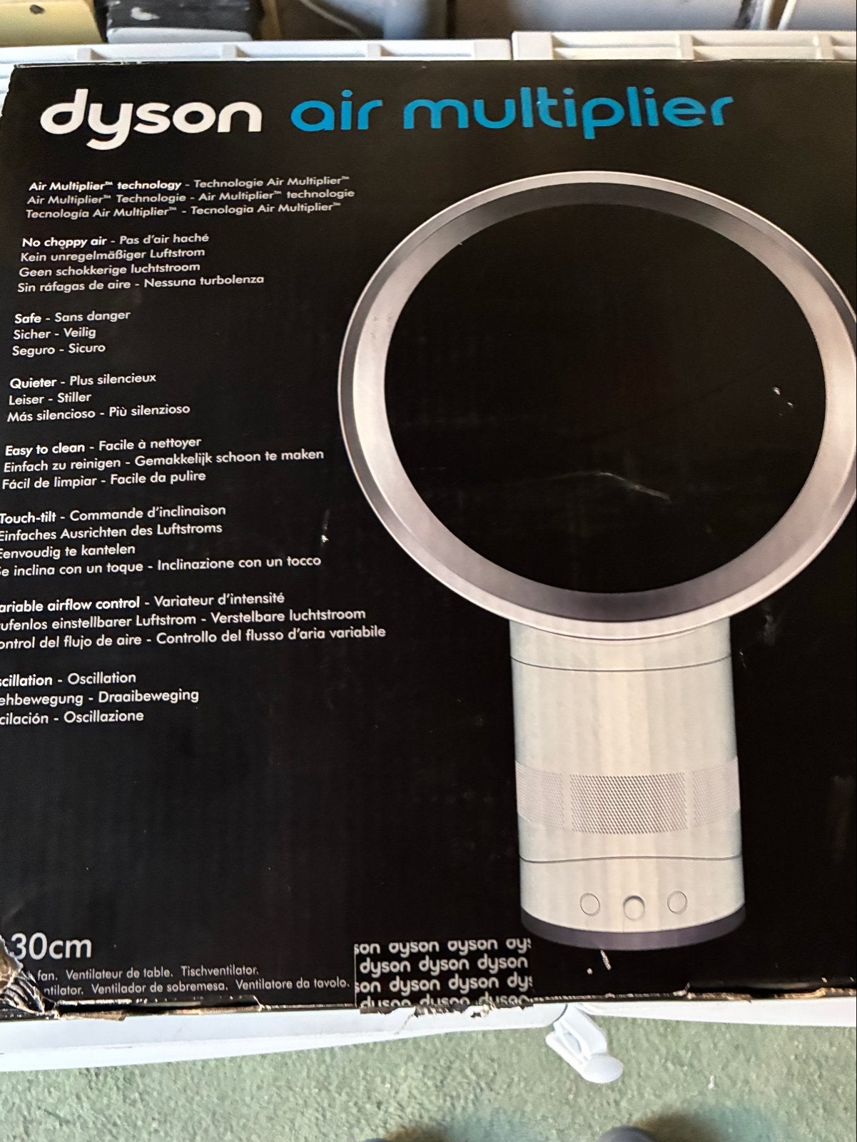 Dyson Air Multiplier Ventilator - Zo goed als nieuw, Witgoed en Apparatuur, Ventilatoren, Verzenden, Zo goed als nieuw, Tafelventilator