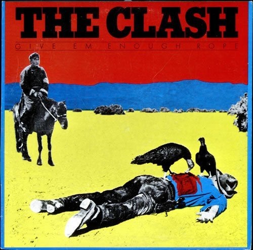 The Clash – Give 'Em Enough Rope LP, Ophalen, Gebruikt, 12 inch, Punk Rock